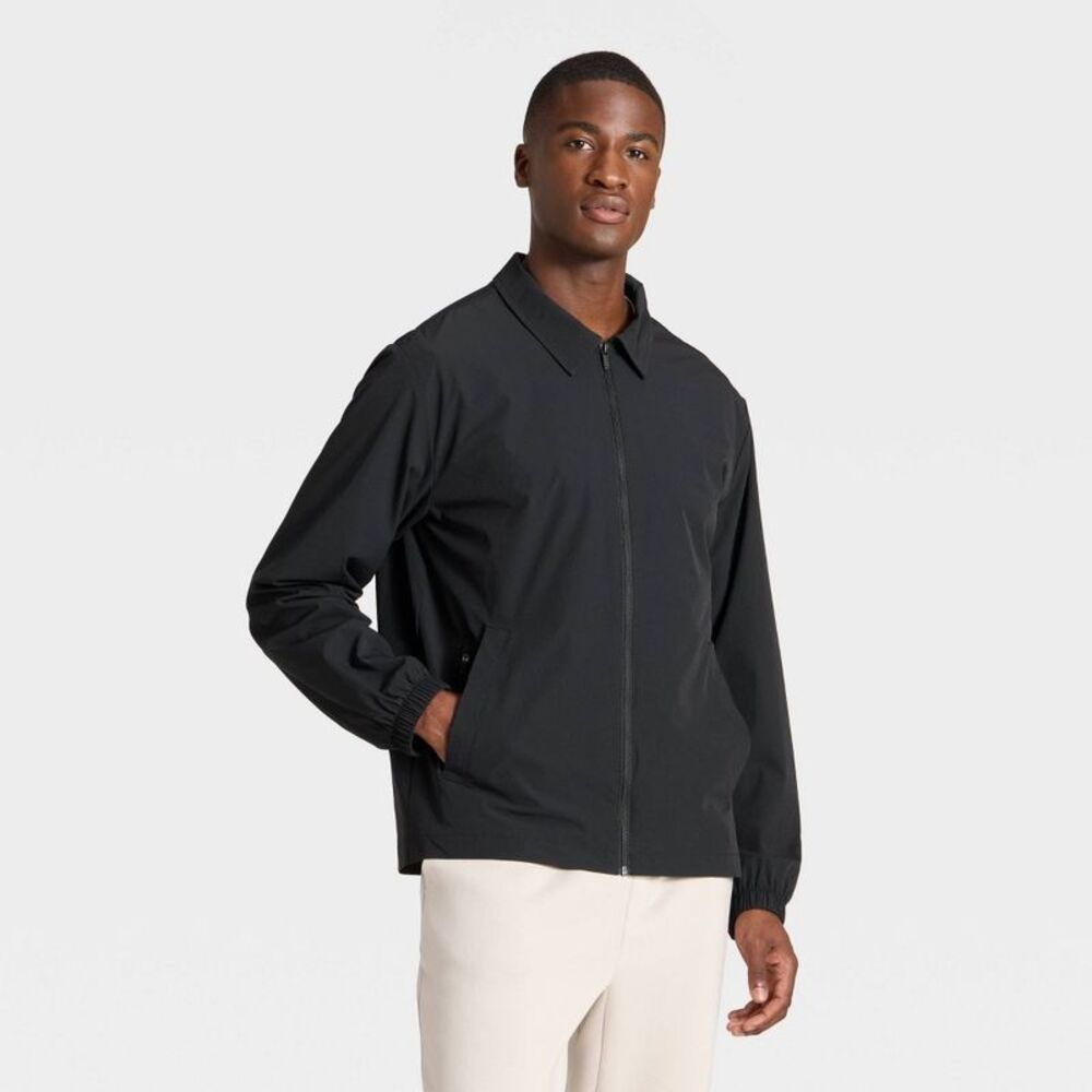 Men's Coaches Jacket - All In Motion Black L